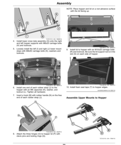 Alternative view of John Deere Z994R Blower, 3-Bag Material Collection System (Blower 095001-) (Hopper 010001-) Operator's Manual (OMUC22771E)