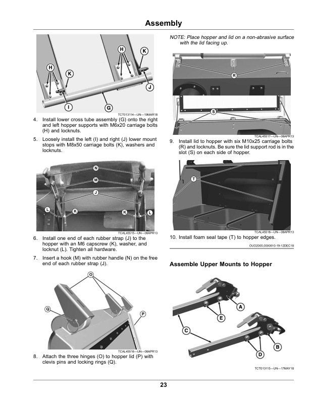 John Deere Z994R Blower, 3-Bag Material Collection System (Blower 095001-) (Hopper 010001-) Operator's Manual (OMUC22771E) - Image 2