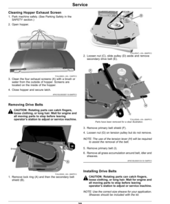 Alternative view of John Deere Z994R Blower (095001-), Rear Hopper (010001-), Dump From Seat, 14 Bushel Operator's Manual (OMUC22772E)