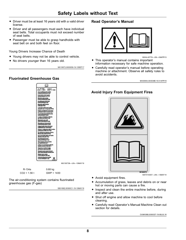 John Deere XUV835M Gator Utility Vehicles (Serial No. 030001-) (Export Edition) Operator's Manual (OMUC22944) - Image 2