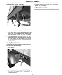 Alternative view of John Deere HD200 SelectSpray Attachment for ProGator Operator's Manual (OMUC23290)