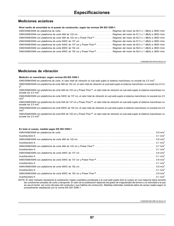 John Deere X940, X948, X949 Lawn, Garden Tractors (070001-080000) (Export Edition) Operator's Manual (OMUC23327) - Image 3