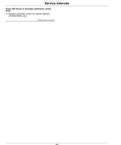 Alternative view of John Deere Z720E, Z730M, Z735E, Z735M, Z740R ZTrak Series Gas Mowers (020001-030000) (North American) Operator's Manual (OMUC23425)