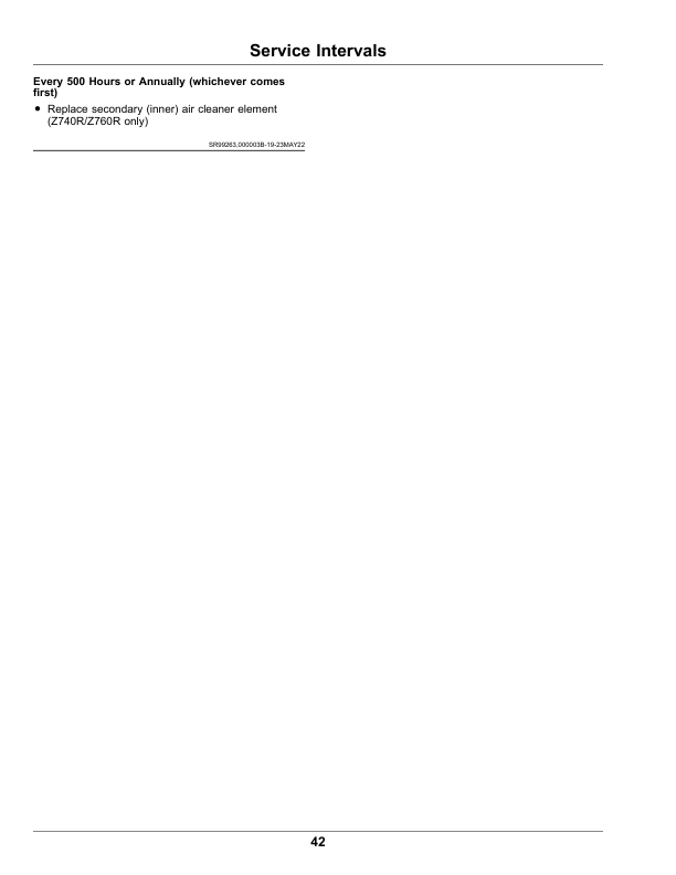 John Deere Z720E, Z730M, Z735E, Z735M, Z740R ZTrak Series Gas Mowers (020001-030000) (North American) Operator's Manual (OMUC23425) - Image 2