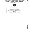 John Deere 2400, 2550 PrecisionCut, 2550 E-Cut Hybrid Triplex Mowers Operator's Manual (OMUC23507)