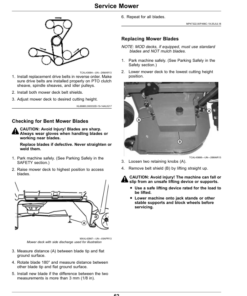 Alternative view of John Deere 648R, 652R, 652R EFI, 661R, 661R EFI QuikTrak Mowers (080001-) Operator's Manual (OMUC23746E)