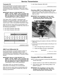 Alternative view of John Deere XUV825M S4 Gator Utility Vehicles (030001-040000) (North American) Operator's Manual (OMUC23878)