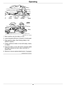 Alternative view of John Deere XUV855M S4 Gator Utility Vehicles Operator's Manual (OMUC23890)