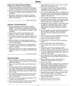 Alternative view of John Deere XUV825E, XUV825M Gator Utility Vehicles (California Edition) Operator's Manual (OMUC23891)
