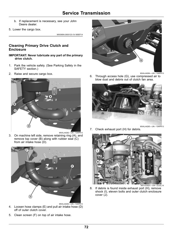 John Deere XUV825E, XUV825M Gator Utility Vehicles (California Edition) Operator's Manual (OMUC23891) - Image 3