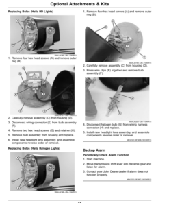 Alternative view of John Deere HPX815E Gator Utility Vehicles Operator's Manual (OMUC23895)
