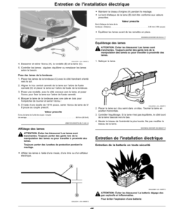 Alternative view of John Deere TractorsX106, X126, X166 (Export Edition) Operator's Manual (OMUC23940)