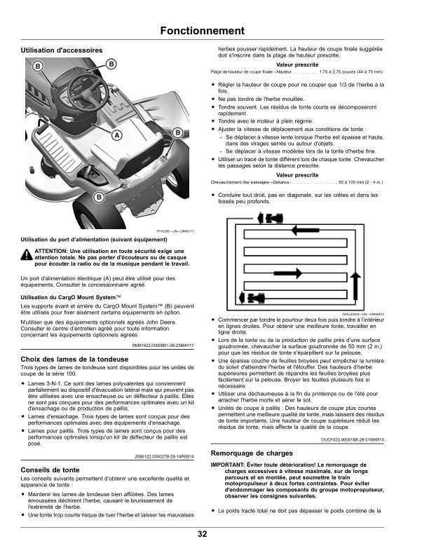 John Deere TractorsX106, X126, X166 (Export Edition) Operator's Manual (OMUC23940) - Image 4