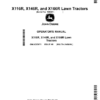 John Deere X116R, X146R, X166R Lawn Tractors (Export Edition) Operator's Manual (OMUC23971)