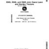 John Deere X940, X948, X949 Lawn, Garden Tractors (080001-090000) (Export Edition) Operator's Manual (OMUC24069)