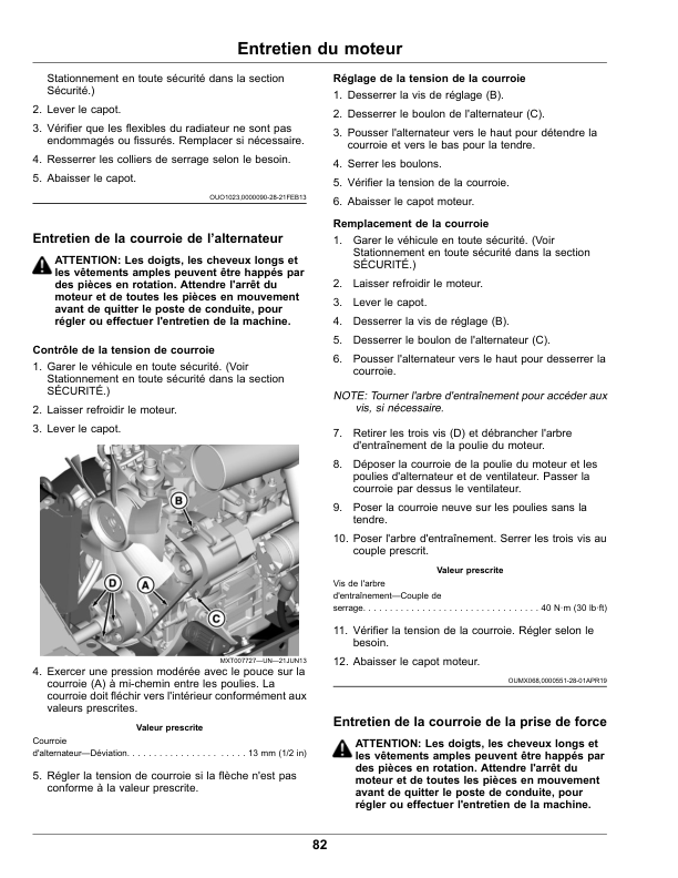 John Deere X950R Tractor (Export Edition) Operator's Manual (OMUC24100) - Image 2
