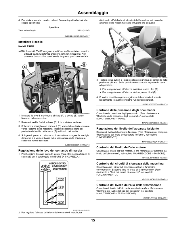 John Deere Z525E, Z535M, Z540R ZTrak (Export Edition) Operator's Manual (OMUC24254) - Image 4