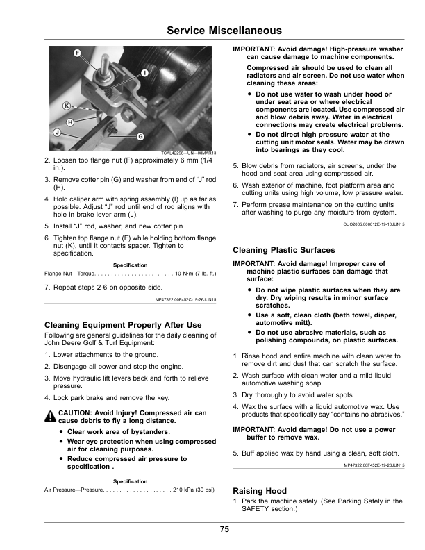 John Deere 2653B PrecisionCut Trim, Surrounds Mower (Serial Number 130001-) (Export Edition) Operator's Manual (OMUC24433) - Image 3