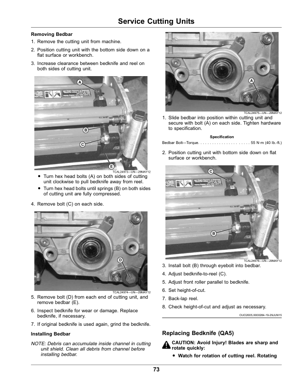John Deere 2400, 2550 PrecisionCut, 2550 E-Cut Hybrid Triplex Mowers Operator's Manual (OMUC24434) - Image 2