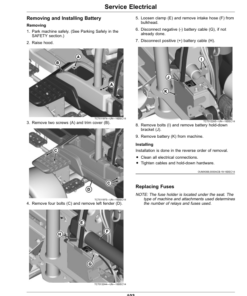 Alternative view of John Deere 6080A, 6500A, 6700A, PrecisionCut (030001-), 6080A, 6500A E-Cut (020001-) Hybrid Fairway Mowers Operator's Manual (OMUC24596)