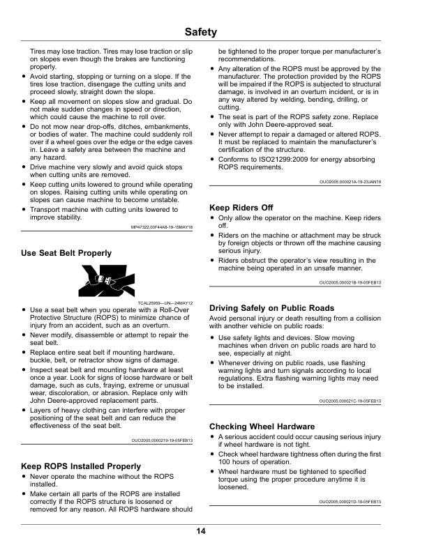 John Deere 7200A PrecisionCut Trim, Surrounds Mower (070001-) Operator's Manual (OMUC24622) - Image 2