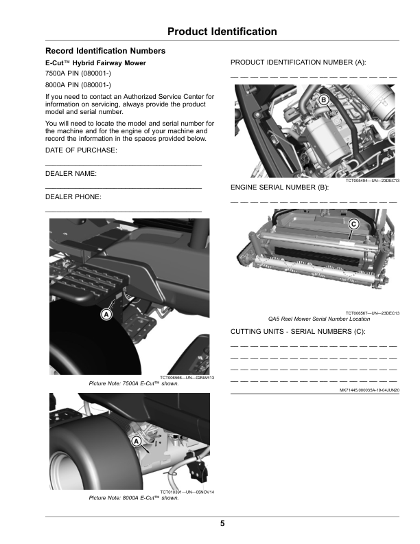 John Deere 7500A, 8000A E-Cut Hybrid Fairway Mowers (070001-090000) Operator's Manual (OMUC24646) - Image 3