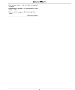 Alternative view of John Deere W36M, W48M Commercial Walk Behind Mower (020001-) Operator's Manual (OMUC24812E)