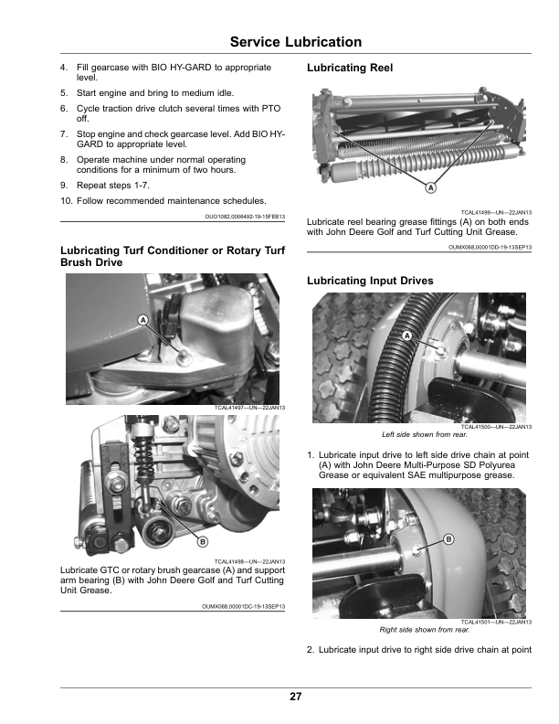 John Deere 180 E-Cut (085001-), 220 E-Cut Hybrid (115001-) Walk Greens Mower Operator's Manual (OMUC24860) - Image 2