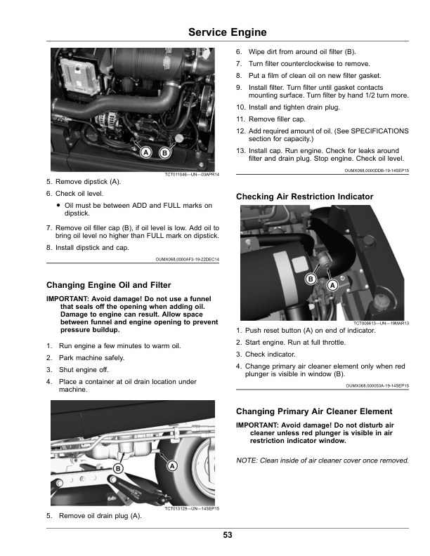 John Deere 7400A TerrainCut Trim, Surrounds Mower (Yanmar 3TNV86CT Diesel Engine) (070001-) Operator's Manual (OMUC25020) - Image 3