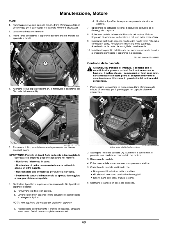 John Deere Z515E, Z530M, Z545R ZTrak (Export Edition)(s.m. 010001-) Operator's Manual (OMUC25481) - Image 2