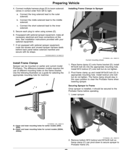 Alternative view of John Deere HD200, HD300 Select Spray Attachment for ProGator (Export to China) Operator's Manual (OMUC25691)