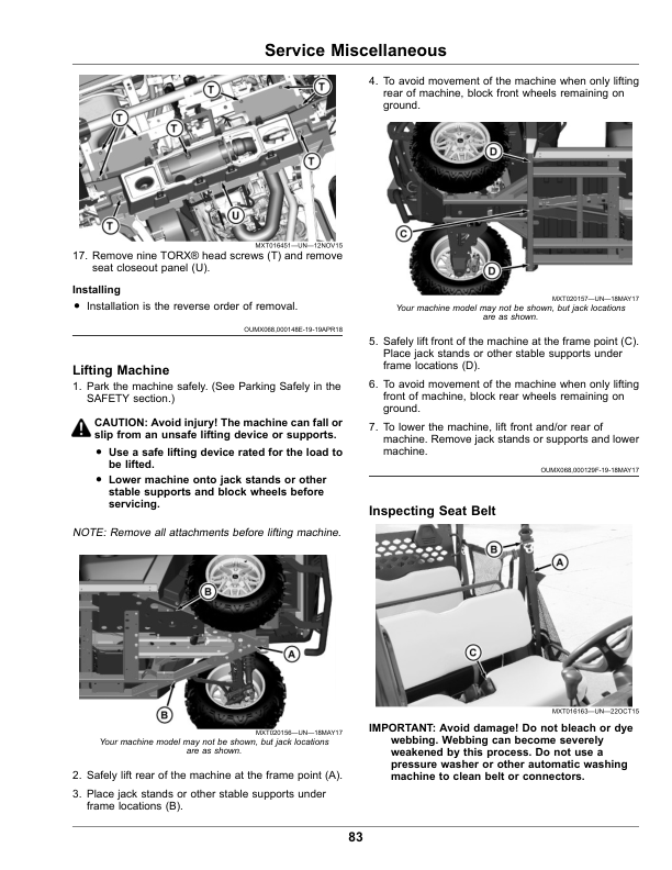 John Deere XUV590E, XUV590M, XUV590E S4, XUV590M S4 Gator Utility Vehicles (040001-) Operator's Manual (OMUC25929) - Image 3