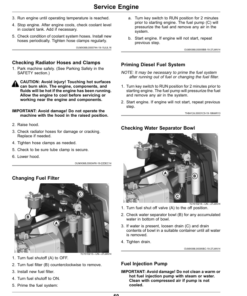 Alternative view of John Deere 6080A, 6500A, 6700A, PrecisionCut, 6080A, 6500A E-Cut Hybrid Fairway Mowers Operator's Manual (OMUC26226)
