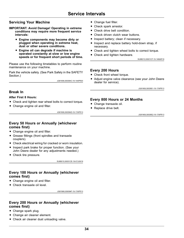 John Deere TS Gator Utility Vehicles (160001-) Operator's Manual (OMUC26258) - Image 2