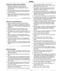 Alternative view of John Deere TH 6X4 Gas Gator Utility Vehicles (160001-) Operator's Manual (OMUC26259)