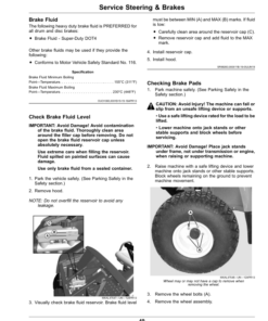 Alternative view of John Deere TX Turf Gator Utility Vehicles (160001-) Operator's Manual (OMUC26260)