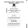 John Deere TH 6X4 Diesel Gator Utility Vehicles (160001-) Operator's Manual (OMUC26261)
