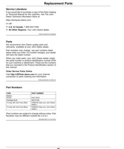 Alternative view of John Deere TE Gator Utility Vehicles (160001-) Operator's Manual (OMUC26262)