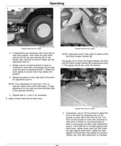Alternative view of John Deere X350R Select Series Tractor (110001-) Operator's Manual (OMUC26546)