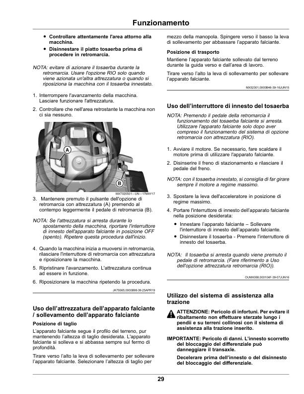 John Deere X584, X590 Select Series Tractors (Export Edition)(sn 160001-) Operator's Manual (OMUC26550) - Image 3