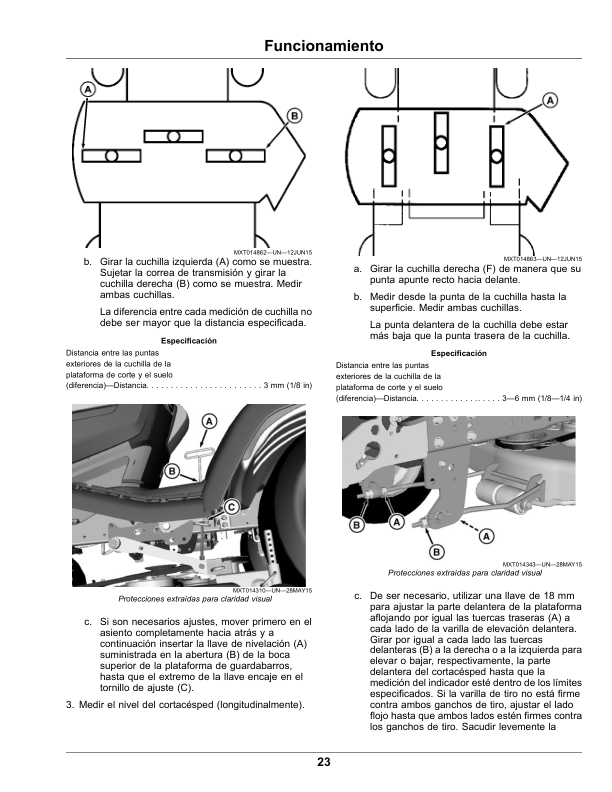 John Deere X584, X590 Select Series Tractors (Export Edition)(sn 160001-) Operator's Manual (OMUC26550) - Image 4