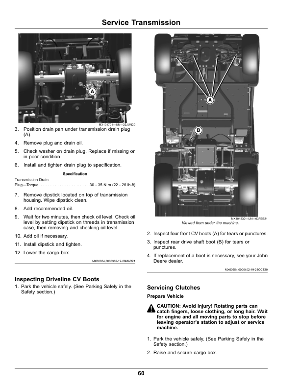 John Deere HPX615E Gator Utility Vehicles (040001-) (North America) Operator's Manual (OMUC26648) - Image 2
