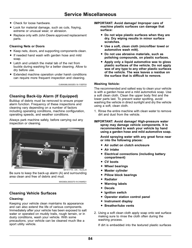 John Deere HPX815E Gator Utility Vehicles (040001-) (North America) Operator's Manual (OMUC26651) - Image 3