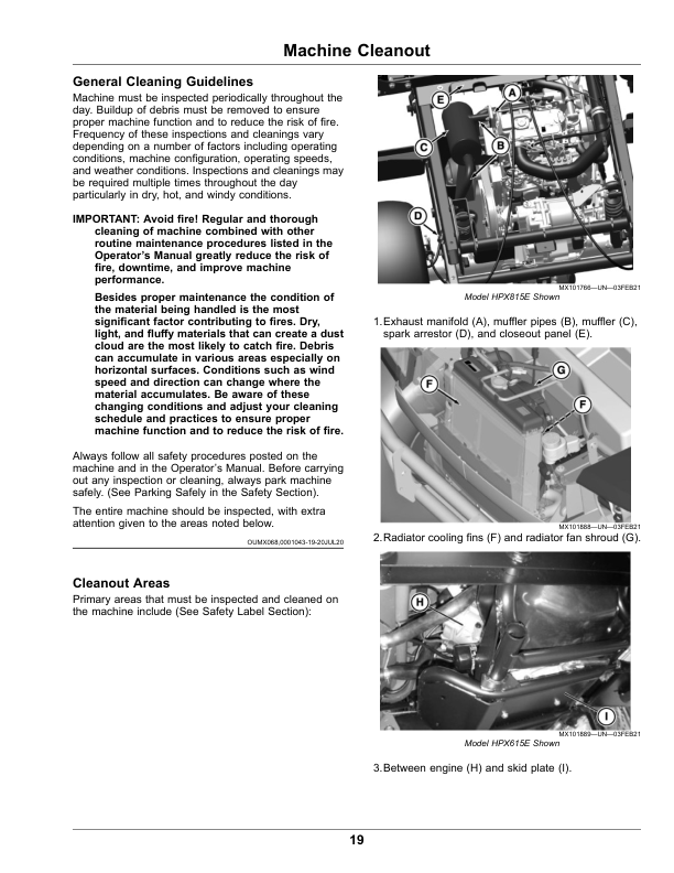 John Deere HPX815E Gator Utility Vehicles (Export Edition)(Serial No. 040001-) Operator's Manual (OMUC26654) - Image 2