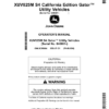 John Deere XUV825M S4 Gator Utility Vehicles (040001-050000) (California Edition) Operator's Manual (OMUC26684)