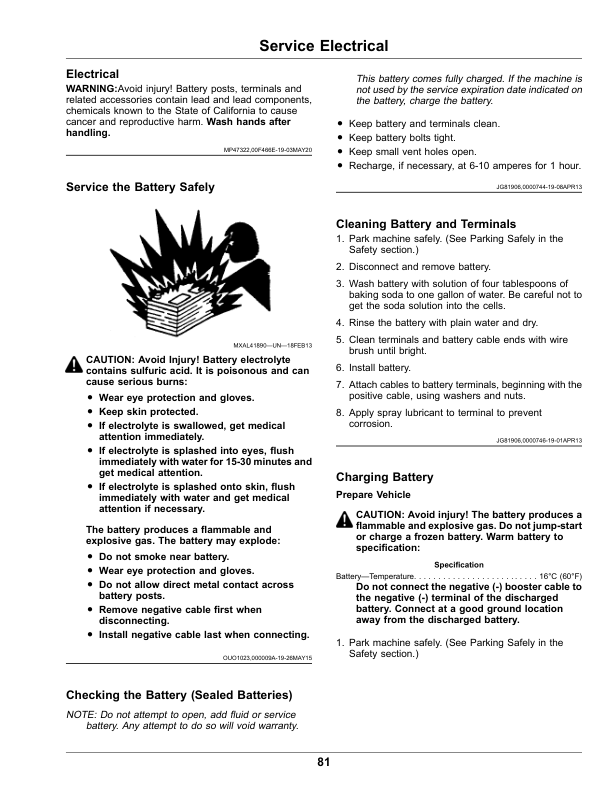 John Deere XUV835E, XUV835M, XUV835R Gator Utility Vehicles (040001-) (California Edition) Operator's Manual (OMUC26715) - Image 3