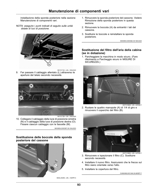 John Deere XUV835M Gator Utility Vehicles (Serial No. 040001-) (Export) Operator's Manual (OMUC26717) - Image 3