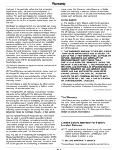 Alternative view of John Deere XUV835R Signature Edition Gator Utility Vehicle (050001-) (North American) Operator's Manual (OMUC26786)