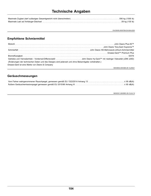 John Deere HPX815E Gator Utility Vehicles(Serial No. 050001-)(Export) (050001-) (Export Edition) Operator's Manual (OMUC26795) - Image 2