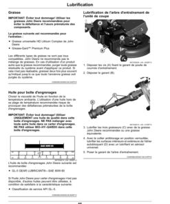 Alternative view of John Deere X950R Tractor (Export Edition)(sn 090001_) Operator's Manual (OMUC26888)
